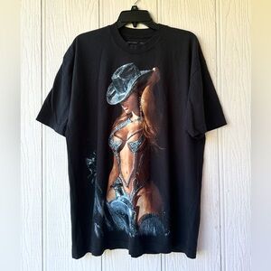 NWOT Beyonce Cowboy Hat T-Shirt